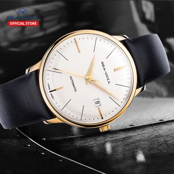 2020 novas gaivota relógio masculino relógio mecânico automático Bauhaus business casual correia impermeável ultra-fino relógio mecânico