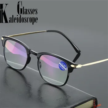 TR90 Óculos de Leitura Mulheres Homens a Luz Azul Bloqueando Presbiopia Óculos Leitor de Ultraleve Óculos para Hipermetropia +1.5 2.0