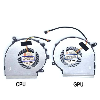 Novo original CPU GPU ventoinha de arrefecimento Para o MSI GE72 GE62 PE60 PE70 GL62 GL72 ventoinha do Cooler PAAD06015SL N317 N318 0.55 UM DC 5V N303 N302