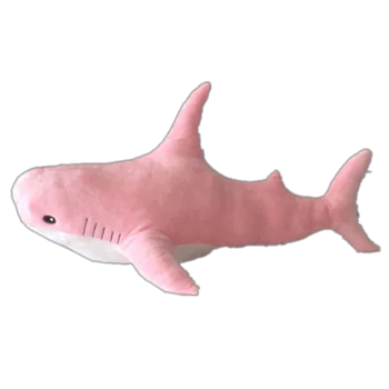 60cm 80cm 100cm Brinquedos de Pelúcia Boneca de Pelúcia cor-de-Rosa Tubarão crianças, Crianças Meninos Meninas rapazes raparigas a Almofada de Leitura Travesseiro para Brithday Presente