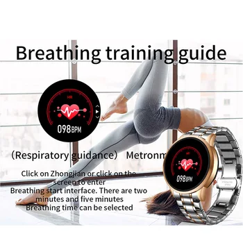 LIGE Stahl Banda Inteligente Uhr Männer de Fitness Tracker Herzfrequenz Blutdruck Monitor de Esporte Wasserdichte Smartwatch Für Android IOS