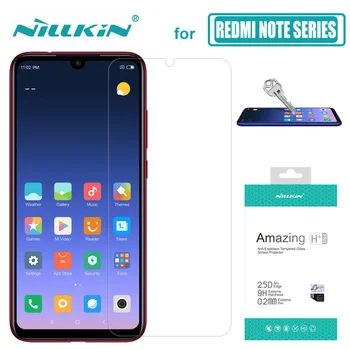 Xiaomi Redmi Nota 7 6 5 Pro Vidro Nillkin 2.5 D 9H Rígido de Vidro Temperado de Protetor de Tela Para Redmi Nota 7 6 5 Pro Ultra-Fina de Vidro