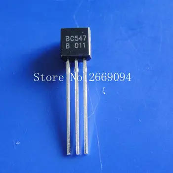 1000pcs BC547 BC547B NPN Transistor 45V 0,1 A A-92 Pacote