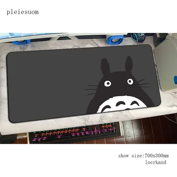 Totoro mouse pad locrkand tapete de rato gaming anime 900x400x4mm office notbook secretária tapete de esports padmouse jogos pc gamer tapetes