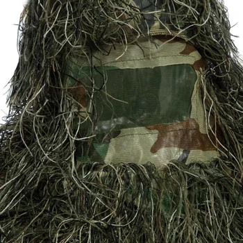 Táticas de Caça Roupas Terno do Ghillie Militar do Exército da Camuflagem 3D Roupas para Sniper Scope Monte de observação de Aves, Escondendo-se Fotografar ao ar livre