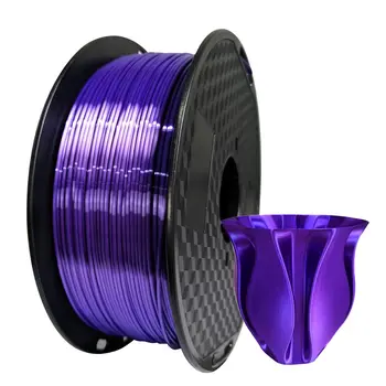 Seda PLA Filamento Preto 1,75 mm 1kg/500g Impressora 3D Filamento de Seda Brilho 3D Caneta Materiais de Impressão brilho Metálico PLA Filamento