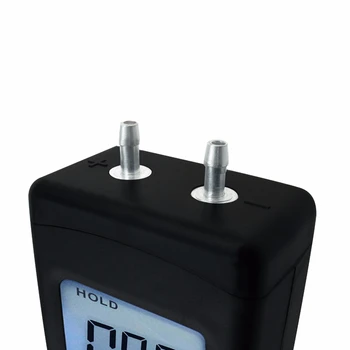Manômetro Digital Portátil de Mão Vácuo de Ar de Gás, Medidor de Pressão Medidor com luz de fundo 11 Unidades de +/- 13.78 KPa + / - ± 2PSI