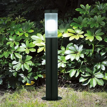 Diodo emissor de Luz do Jardim caminho de luz de gramado com E27 lâmpada dentro Exterior de Aço Inoxidável do Diodo emissor de Paisagem de Quintal luzes incluem 7W Amarração