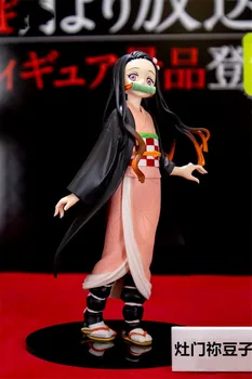 Demon Slayer Kimetsu Não Yaiba Figura Kamado Nezuko Ninja Estatueta de Brinquedos Brinquedos Figurals Ninja Modelo Dom Crianças Boneca 14cm