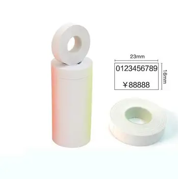 Etiquetas de papel Colorido Para Duas linhas Rotuladora, Preços Arma Labeler #6600 Etiqueta Bobina Vermelho Verde Amarelo Etiqueta de Preço de Recarga
