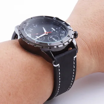 Galaxy Watch3 Bandas para Samsung Galaxy Watch 3 45mm 41mm Banda 20mm 22mm Esporte Pulseira de Couro Active2 40mm 44mm Pulseira