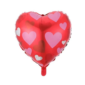 50pcs 18inch Coração os Balões em forma de Coração, Casamento, Dia dos Namorados Balão de Hélio Globos de Festa Decoração