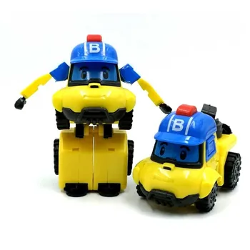 Acion Figura 6 Estilos Robocar Coreia Do Carro Robô Transformação Brinquedos Poli Caminhão De Bombeiros Manual De Deformação Meninos Da Criança Presente Para As Crianças
