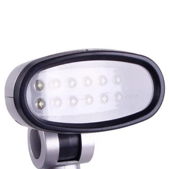 12 LED Prático Brilhante Luz de Leitura Portátil a Pilhas, Secretária, Mesa de Trabalho da Lâmpada de Acampamento