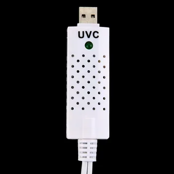 2018 Novo Portátil USB 2.0 Easycap Captura de Áudio e Vídeo Adaptador de Cartão de VHS para DVD de Captura de Vídeo Para Win7/8/XP/Vista