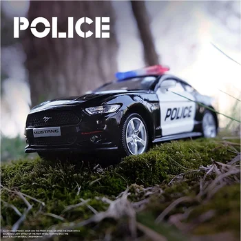 Simulação de alta Requintado Morrer-mos &Veículos de Brinquedo: RMZ da cidade de Estilo Carro Ford Mustang GT de Polícia de 1:36 da Liga Supercarro Modelo de Carro de Brinquedo