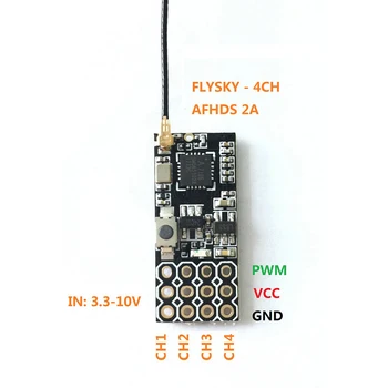 FS2A 4CH AFHDS 2A Mini Receptor Compatível PWM de Saída para Flysky i6 i6X i6S / FS-i6 FS-i6X FS-i6S Transmissor