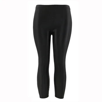 Mulheres leggings de couro PU preto marrom Elástico Calças leggins cintura alta slim PU leggings comprimento do tornozelo punk de Couro mulheres leggins