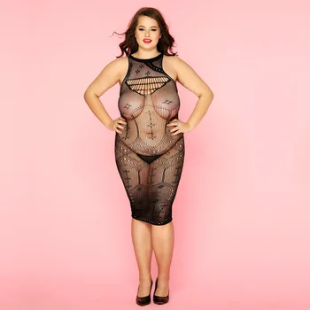 2020 Novas de grande tamanho Sexy Body & Bodystocking Sexy perspectiva tentação renda cueca BODY & BODYSTOCKING