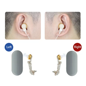 Aparelhos auditivos audifonos de Som Amplificadores de Ouvido Auxílio de aparelhos Auditivos para Idosos com Perda Auditiva de Amplificação auxiliares de Audição Ajustáveis
