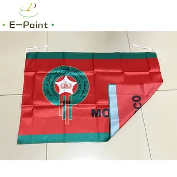 2018 Copa do Mundo de Futebol 95cm*65cm Tamanho de Cetim Bandeira de Marrocos Nacional de Futebol de Decorações de Natal para a Casa Bandeira Presentes