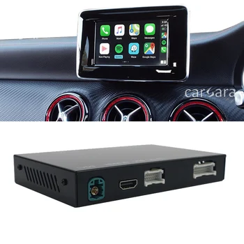 Sem fio Apple CarPlay caixa de upgrade para Uma Classe W176 CLA C117 ABL X156 carro auto-rádio comand rádio NTG4.5 4.7 sistema android auto
