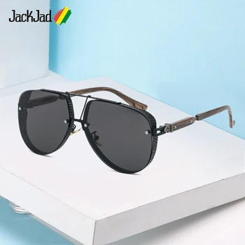 JackJad Moda Vintage Estilo SteamPunk POSTYANK Óculos de sol dos Homens Luxo Lado do Escudo de Design da Marca de Óculos de Sol Oculos De Sol 3126