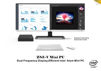 Beelink Z83-V Mini PC suporta o Windows 10 Sistema Linux Intel x5-Z8350 2/4GB RAM DE 32/64GB ROM 1000M LAN 5G WIFI, bluetooth 4.0