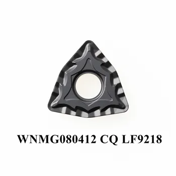 10PCS DESKAR WNMG080404-CQ WNMG080408-CQ WNMG080412 CQ LF9218 Ferramentas para Torneamento de Pastilhas de metal duro torno fresa de usinagem de peças de aço