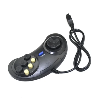 100 pcs muito Jogo Clássico do Controlador 6-Botão de controle de jogo para SEGA Genesis ou para SEGA Mega Drive