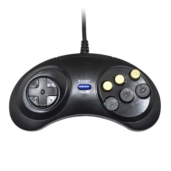 100 pcs muito Jogo Clássico do Controlador 6-Botão de controle de jogo para SEGA Genesis ou para SEGA Mega Drive