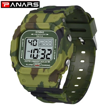 SYNOKE Mens Watch Militar Relógios de Moda Esporte Impermeável Relógios Relógio Despertador Semana de Exibição Relógio Digital Relógio Masculino