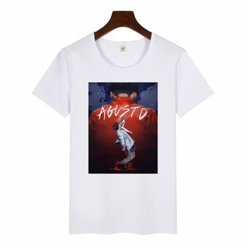 Engraçado Agust D Fanart Art Print T-Shirt Harajuku Camisetas Femininas AgustD T-shirt de Verão Engraçado Gráfica Tees Tops da Mulher T-shirt