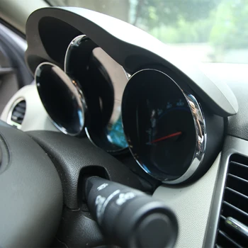 Uma Pequena Mudança na temperatura Abs acabamento Cromado Spray de Cozimento Instrumento Anel de Decoração Peças para Chevrolet Cruze Sedan Hatch Acessórios
