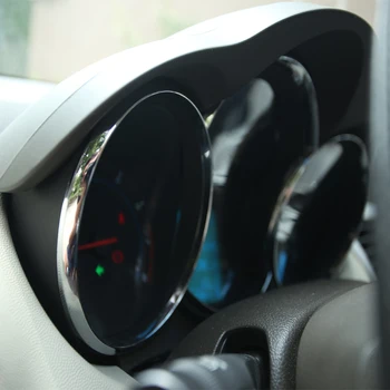Uma Pequena Mudança na temperatura Abs acabamento Cromado Spray de Cozimento Instrumento Anel de Decoração Peças para Chevrolet Cruze Sedan Hatch Acessórios