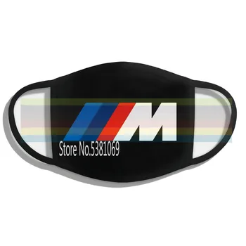 A BMW M logotipo reutilizável e lavável trajes adultos feitos a mão negra de uso diário máscara