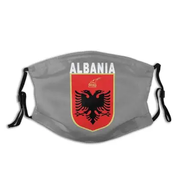 Albânia Nacional De Esportes, Design - Albanês Orgulho De Impressão Lavável Filtro Anti-Pó Boca Máscara Albânia Albânia Albânia Equipe