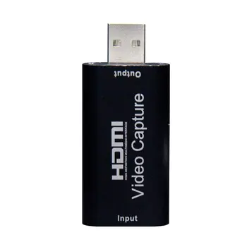 1080P HDMI USB 2.0 Placa de Captura de Vídeo Streaming Gravador de Vídeo do Jogo ao Vivo Transmissão de Streaming de Vídeo da Placa de Captura