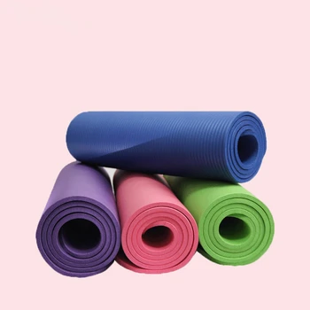 183 x 61 x 0,8 cm de 8mm Tapetes de Yoga Equipamentos de Fitness NBR Tapete de Yoga Ginásio Exercício Almofada Non-slip Interior Pilates Construção do Corpo Pad
