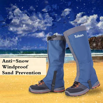 Unisex impermeável leggings caminhadas, camping, caminhadas botas de esqui de viagens, sapatos, calças de perna impermeável leggings