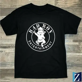 Nova Camisa Bad Boy Etiquetas Registros Música Logo Mens T-Shirt Tamanho S M L Xl 2Xl 3Xl