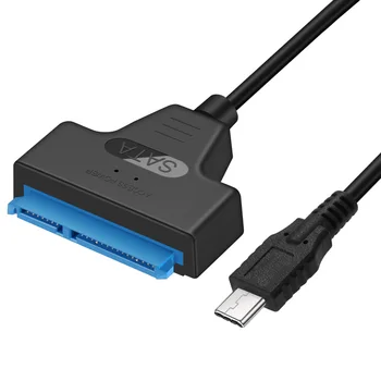 USB3.1 Tipo C Cabos SATA Conversor Masculino 2,5