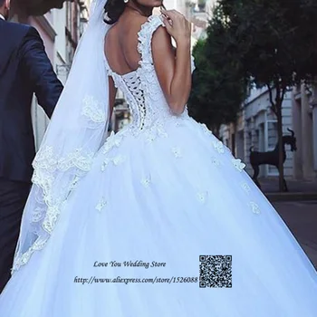 Abiti Da Sposa Vintage Vestido De Baile Vestidos De Noiva Turquia Laço China Vestido De Noiva Beaded Vestido De Noiva Plus Size Vestidos De Trouwjurk