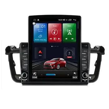 Estéreo Multimídia Unidade de Cabeça Para Peugeot 508 2011 2012 -2018 Tela de Toque Tesla Jogador Android de 10 64G de Navegação de Áudio do Carro Radio