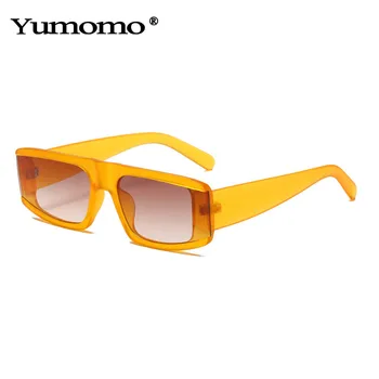 Nova Moda Retângulo Óculos de sol das Mulheres da Marca de Luxo Designer Vintage Homens Clássicos Tons Feminino Masculino UV400 Óculos de oculos