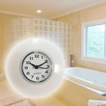 Impermeável, Cozinha Banheiro Do Chuveiro Do Banho Do Relógio Ventosa Ventosa Decoração De Parede