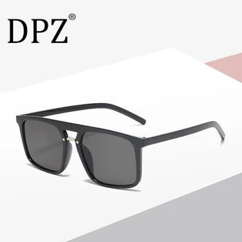 Novo 2020 DPZ retro tendência grande quadro senhoras óculos de sol de marca design de homens caixa exterior de condução óculos de sol Oculos De Sol