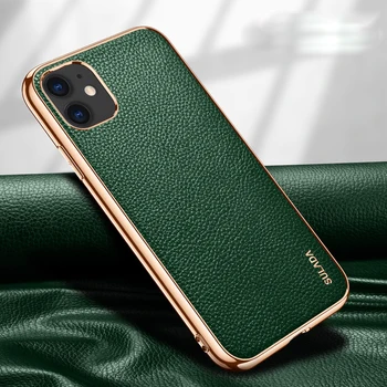 De luxo, capa de Couro para o iPhone 12 Pro Max de Negócio de Alta Qualidade de Proteção do Telefone de Tampa Traseira para iPhone 11 12 Mini