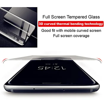 IMAK 3D de Vidro Moderado Curvado para Xiaomi Mi Nota 10 Lite Vidro Completo Protetor de Tela de Cobertura para Xiaomi Mi Nota 10Lite Filme
