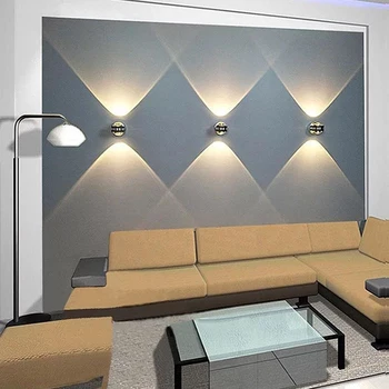 Interior decorativos de parede da parede do diodo emissor de luz,luz de canto, luz,luz do caminho luz aplicar para a sala de jantar,de TV de parede, caminho 6W